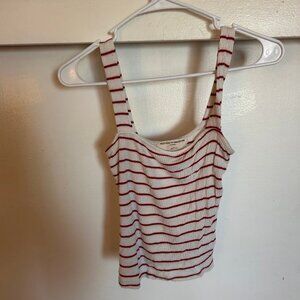Project Social T x Urban Outfitters White & Red Striped Tank – Size S